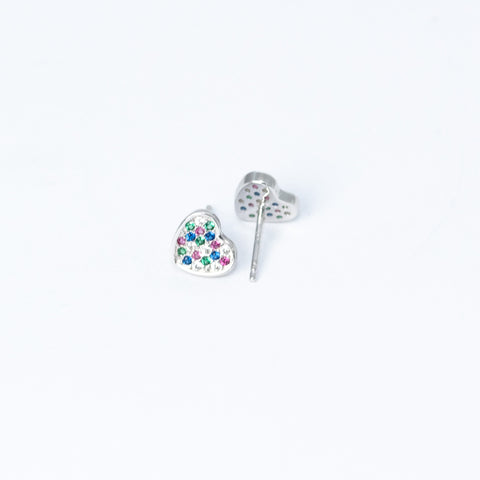 Pendientes corazón Plata925