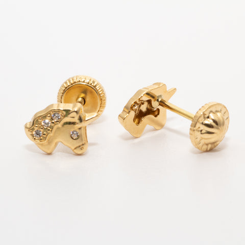 Pendientes oro18k