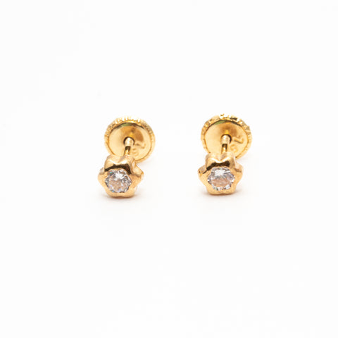 Pendientes oro18k