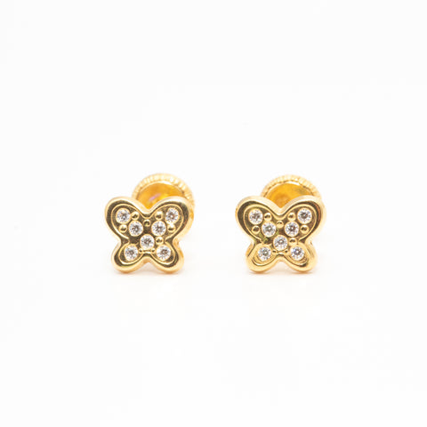 Pendientes oro18k