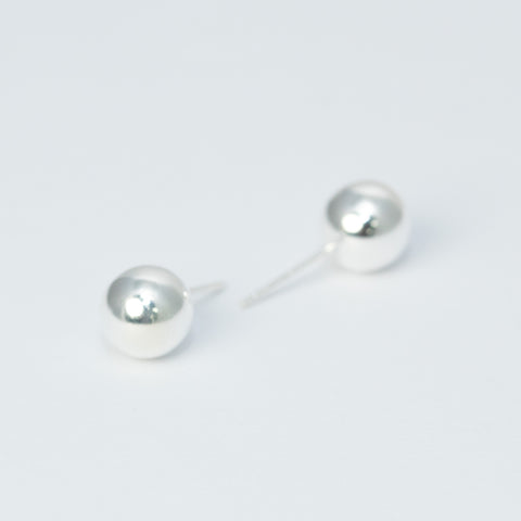 Pendientes Bola de Plata925 9mm