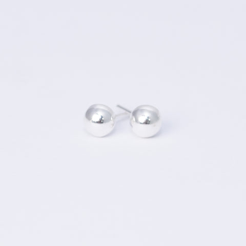 Pendientes Bola de Plata925 6mm