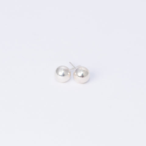 Pendientes Bola de Plata925 7mm