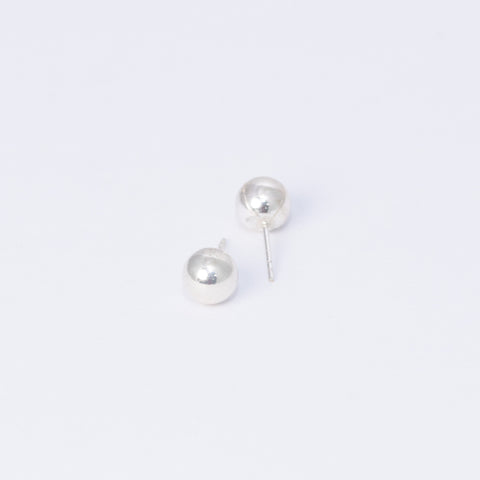 Pendientes Bola de Plata925 7mm