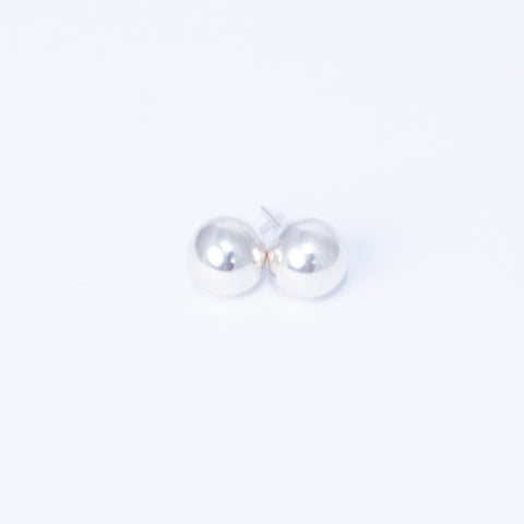 Pendientes Bola de Plata925 10mm