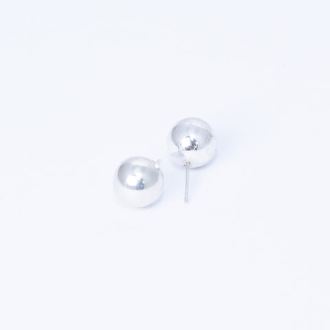 Pendientes Bola de Plata925 10mm